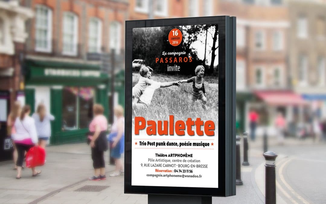 Flyer & affiche Paulette